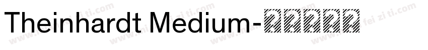 Theinhardt Medium字体转换